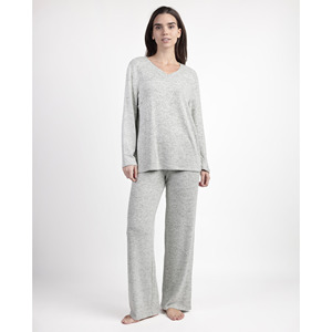 ADMAS GARDEN ODM Ensemble de pyjama en dentelle pour femmes Robe de mariée à manches longues avec taille élastique fermeture à cordon Lingerie de nuit - Product Image 1