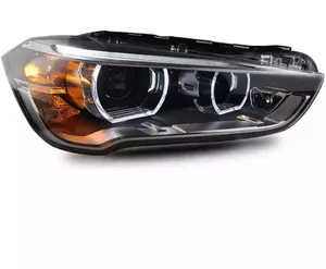 बीएमडब्ल्यू X1 F48 F49 संशोधित हेड लाइट लैंप असेंबली 2016 2017 2018 2019 के लिए फेसलिफ्ट फुल एलईडी अपग्रेड ऑटो कार हेडलैंप हेडलाइट