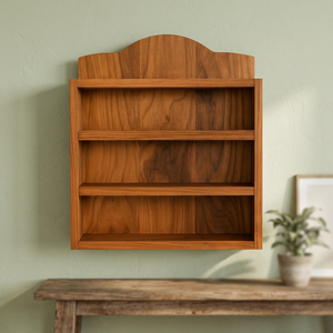 Estante Flotante Doble de Madera de Estilo Moderno - Tamaño Personalizado, Almacenamiento Decorativo para el Hogar, para Baño y Sala de Estar - Product Image 3