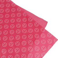Papier de soie couleur de base rose personnalisé Papier de copie d'impression de logo pleine page