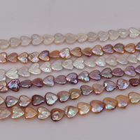 Perles en forme de cœur en gros, perles d'eau douce naturelles de 12-13 mm, perles en vrac pour la fabrication de bijoux