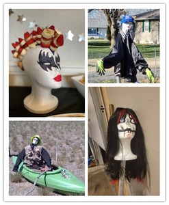 Đầu Mannequin nam người thật bằng xốp trắng đen, tự làm, chất lượng cao, dùng trưng bày tóc giả, mũ - Product Image 5