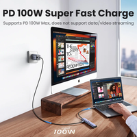 UGREEN CM478 Revodok 105, Adaptador Multipuerto USB C 5 en 1, 4K HD-MI Tipo C 3.1 a HD-MI 4K PD 100W para Macbook y iPad