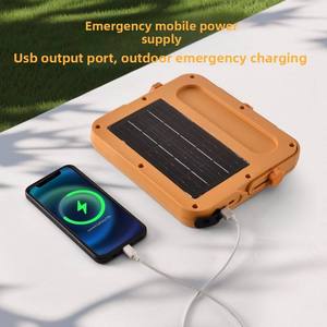 <span class=keywords><strong>Projecteur</strong></span> <span class=keywords><strong>solaire</strong></span> pour marché nocturne et camping, étanche IP65, angle de faisceau de 180°, autonomie ultra-longue - Product Image 3