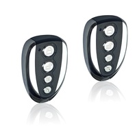 Télécommande universelle pour porte de garage et porte automatique, duplicateur de code fixe, affichage numérique LED, piles AAA, 4 boutons