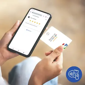 사용자 정의 오프셋 인쇄 13.56Mhz RFID NFC 명함 구글 링크 구글 리뷰 NFC 카드