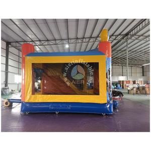 Château gonflable de haute qualité Blue Snow Princess Queen avec toboggan intégré - Product Image 5