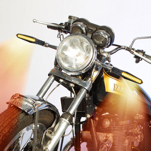 Clignotants LED ambre 12V LEADWAY en plastique, universels pour systèmes de carrosserie de moto, feux de signalisation de virage - Product Image 6