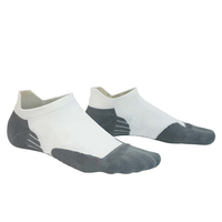 Chaussettes de sport de course à compression respirantes en nylon personnalisées pour la cheville