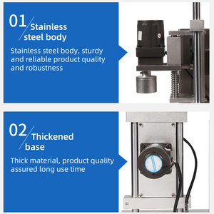 เครื่องปิดฝาขวดแบบตั้งโต๊ะ DHZ-450 สำหรับน้ำมัน น้ำ นม น้ำผึ้ง ไวน์ น้ำหอม แชมพู ใช้งานเชิงพาณิชย์ - Product Image 3