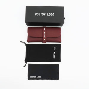 <span class=keywords><strong>Lunettes</strong></span> de soleil personnalisées en vrac avec étui, pochette d'organisation pour <span class=keywords><strong>lunettes</strong></span> de soleil en Pu, boîte de rangement souple pour <span class=keywords><strong>lunettes</strong></span> avec logo - Product Image 3