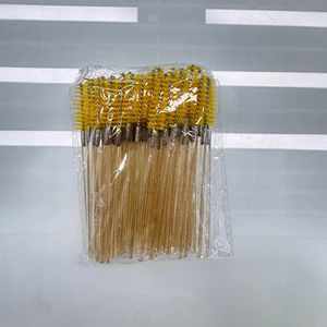 Brosse spirale jetable pour cils, 50 pièces/paquet, avec tige solide en cristal, peigne pour greffe de cils, outil de maquillage beauté - Product Image 4
