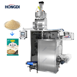 Machine d'emballage entièrement automatique pour granulés - Remplissage et étiquetage de précision pour sacs/pochettes alimentaires et chimiques, à entraînement motorisé - Product Image 1