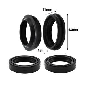 4x Retén de Aceite y Guardapolvo de Goma para Horquilla Delantera de 36x48x11mm para <span class=keywords><strong>Yamaha</strong></span> <span class=keywords><strong>XT</strong></span> <span class=keywords><strong>125</strong></span> R Bra 2007, <span class=keywords><strong>XT</strong></span> <span class=keywords><strong>125</strong></span> <span class=keywords><strong>X</strong></span> 2005-2008, <span class=keywords><strong>XT</strong></span> <span class=keywords><strong>125</strong></span> <span class=keywords><strong>X</strong></span> Bra 2007 - Product Image 1