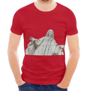 기독교 의류 종교 티셔츠 3D 디지털 인쇄 예수/신앙 인쇄 티셔츠 남성용 승화 맞춤 티셔츠