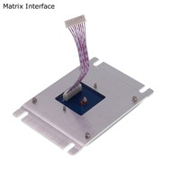 Teclado Numérico Metálico de 16 Teclas Resistente al Vandalismo con Interfaz USB/PS2/RS232 para Montaje en Panel, IP54, para Kiosco de Control de Acceso