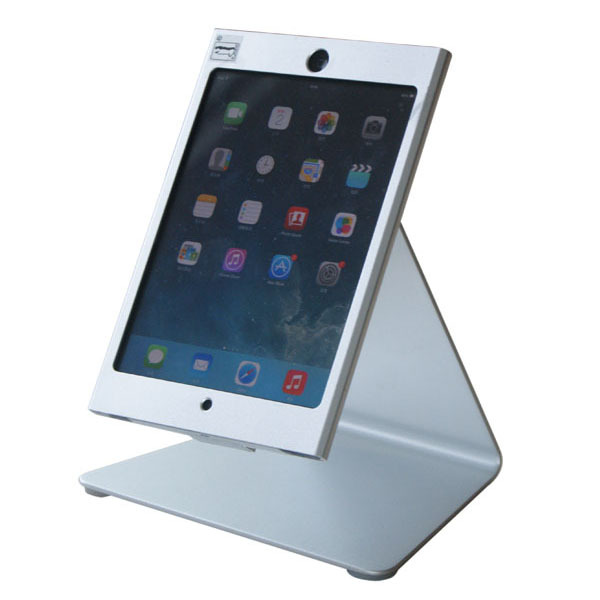 Mini iPad Lockable Security Display Stand Foldable Metal Tablet Mounting Bracket 360 Rotation Head Compatible iPad Mini 1 2 3 4