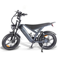 Bicicleta Eléctrica Todoterreno GT20 de 7 Velocidades, Motor sin Escobillas de Alta Velocidad de 48V, Batería Oculta, Cuadro de Acero, Resistente al Agua IP54, Doble Suspensión