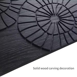 Panneaux de surface de <span class=keywords><strong>porte</strong></span> intérieure gravés en 3D de luxe à motif soleil pour projets résidentiels et commerciaux haut de gamme - Product Image 5