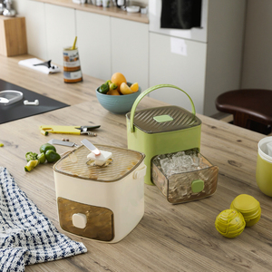 Hot bán thực phẩm lớp nhựa <span class=keywords><strong>ICE</strong></span> <span class=keywords><strong>CUBE</strong></span> Khay tủ lạnh <span class=keywords><strong>Ice</strong></span> Cubes molds <span class=keywords><strong>Ice</strong></span> lưu trữ với nắp xử lý dễ dàng thực hiện - Product Image 1