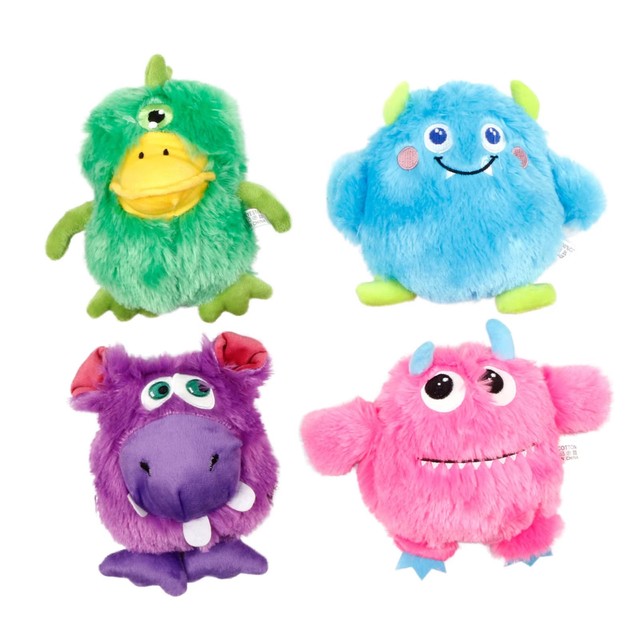 High Quality Eco-Friendly Modern Cute Pet Chew Toys Durable Animal Monster Type Puzzle Interactive Dog Cat Play Plush Toys