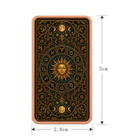 Pièce de monnaie en cuivre pur 999 de 1 once, motif Art Tarot 12 Constellations, lingot commémoratif Horoscope
