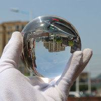 Boule de cristal optique K9, prisme sphérique pour la décoration de la maison Feng Shui, boule d'objectif photo avec boîte cadeau