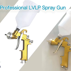 Pistola a Spruzzo Mini di Alta Qualità per Riparazione Auto, Utensile Pneumatico, Vernice Acrilica per Mobili e Pareti, Pistola a Spruzzo HVLP con Ugello - Product Image 2