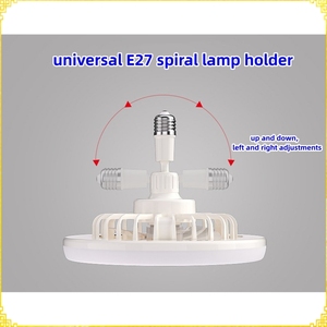 Luz de techo moderna de 220V con lámpara de araña LED, <span class=keywords><strong>ventilador</strong></span> de Control remoto y interruptor de cuerpo de plástico <span class=keywords><strong>tipo</strong></span> remoto - Product Image 2