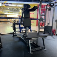 Machine à Squat en V Commerciale de Qualité Professionnelle pour l'Entraînement des Fessiers et des Jambes, Prise en Charge OEM