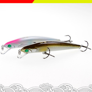 LUTAC minnow attira esche esche con esca con rivestimento Laser a fusione lunga 80mm 7g - Product Image 3