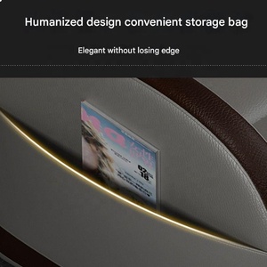 Canapé d'Angle de Luxe en Cuir en Forme de L Intelligent et Multifonctionnel avec Appuie-Têtes Réglables, Lecteur de Musique et Fonction Massage pour Villas - Product Image 4