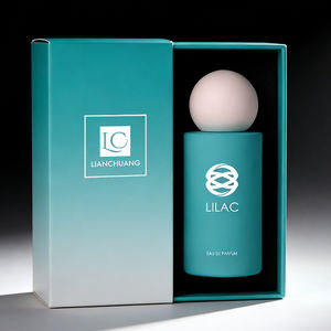 <span class=keywords><strong>Set</strong></span> di Flaconi <span class=keywords><strong>per</strong></span> Profumo Cilindrici Opachi da 50ML, Colore Rosa e Marrone, Tappo Sferico, Logo Personalizzato del Marchio - Product Image 5