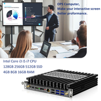 Ordenador Modular OPS con Windows 10/11 Pro/Linux, RAM Máx. 64GB, SSD 256GB/512GB, 4560/4590/4770/4790, Venta al por Mayor de PC OPS