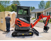 Livraison Gratuite : Micro-Excavatrice sur Chenilles 1-3,5 Tonnes avec Moteur EPA Eaton, pour Usage Agricole, à Couple de Charge Élevé - En Promotion