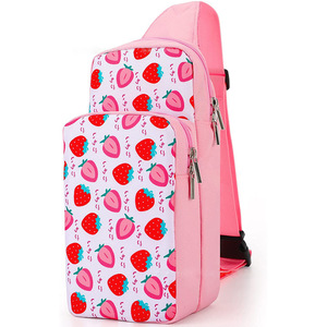 Nintendo <b>Switch</b> Chest Bag Crossbody Bag Console Storage <b>Case</b> For <b>Switch</b> Lite 37x16x65cm Green Pink Blue - Product Image 2