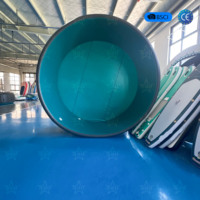 Piscine gonflable portable ronde de grande taille, durable et épaissie, pour l'utilisation dans la cour et le jardin