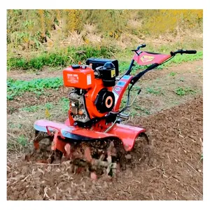 Rotary cultivador de gasolina de estructura Mini Tiller 7hp