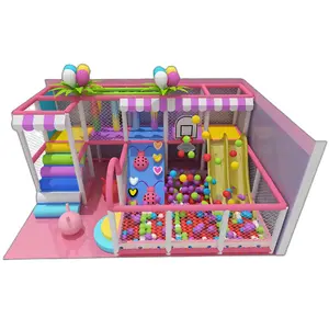 MT-BY510 Sweet Color Themed Naughty Castle Kids Sports Playground Indoor Play Center Small Indoor Playground