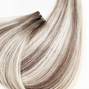 SHE vendeurs de cheveux alignés sur les cuticules indiennes brutes Meches Hair 100% Cheveux Naturelle Genius Weft New Hair Weft Balayage - Product Image 4