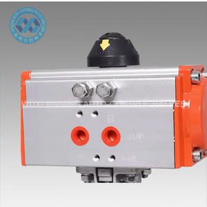 Actuador Neumático de Doble Acción de Acero Inoxidable, Válvula de Bola Reguladora Manual para Aplicaciones de Agua y Aceite DN25-DN900, Personalización OEM - Product Image 3