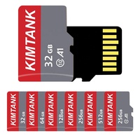 Carte mémoire Mini SD Kimtank CLASS10 noire pour enregistreurs de conduite, compatible avec les caméras DVR, les lecteurs MP3, les GPS et les téléphones