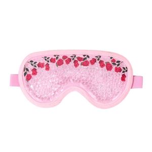 Masque oculaire réutilisable en PVC pour thérapie thermique – Coussin chauffant/refroidissant à billes de gel pour les poches et les cernes – Masque de sommeil ajustable - Product Image 1