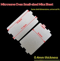 Feuille de mica universelle haute température pour fours à micro-ondes - Panneau isolant découpable