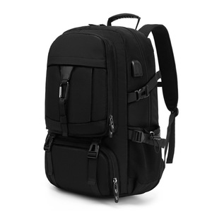 Laptop Backpack 56-75L Extra Large Capacity Unisex Solid Color <b>Computer</b> Interlayer Leisure Travel Backpack - Product Image 2