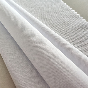 100% Polyester Interlock Pique Tissu pour <span class=keywords><strong>affaires</strong></span> Casual Polos Tricoté pour extérieur Pour Hommes Business Casual Polo Tissu - Product Image 3