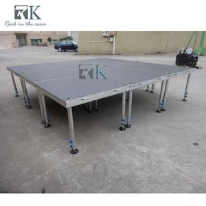 Nouvelle arrivée : Scène modulaire portable avec pieds en aluminium pour événements en plein air - Product Image 4