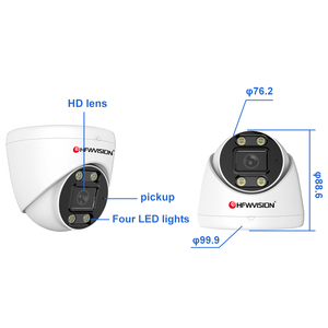 Cámara CCTV Domo 4K 8MP Seguridad Color IR Sistema de cámara de visión nocturna 4 canales 4CH NVR Kit PoE con audio H.265 IP POE NVR Kit - Product Image 6