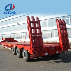 Quality Warranty Certificate Lowboy 70tons Heavy Duty Gooseneck 3 Axles Lowbed <strong>Trailer</strong> in <strong>Other</strong> <strong>Trailers</strong> - Product Image 6