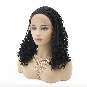Las mejores <span class=keywords><strong>pelucas</strong></span> trenzadas estilos de diadema negra, <span class=keywords><strong>pelucas</strong></span> trenzadas cerca de mí trenzas debajo de la peluca, especialmente las tuyas <span class=keywords><strong>pelucas</strong></span> trenzadas Peluca de pelo de encaje completo - Product Image 5